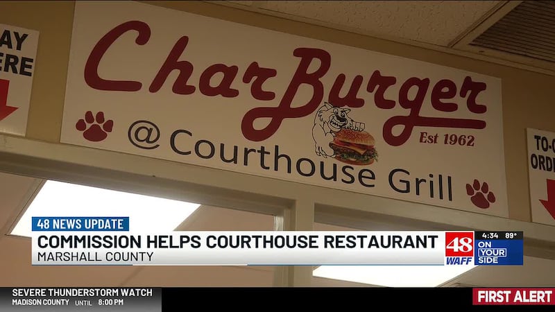 County commission forgives a month of rent for Char Burger after roof construction cuts foot...