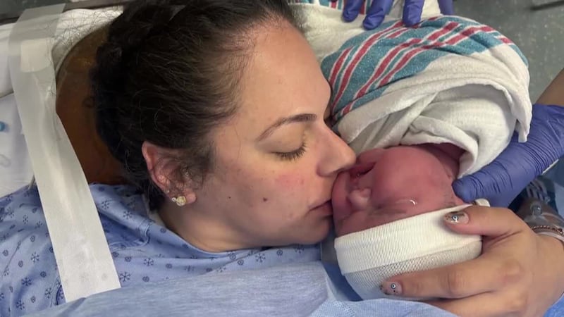 Only about one of every 1,000 babies are born weighing more than 11 pounds. (WGRZ, DORISHA...