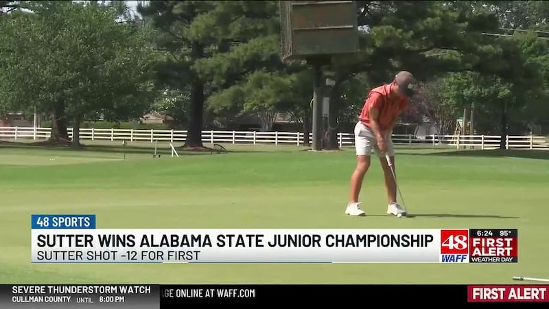 Sutter wins Alabama Boys State Junior Championship