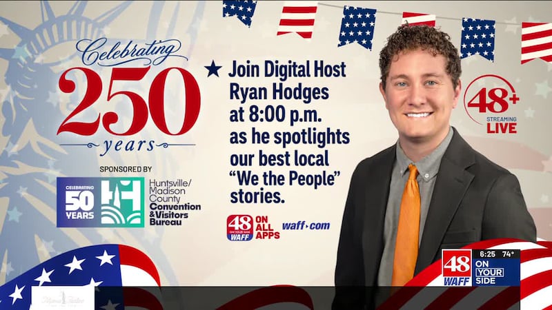 Digital Host Ryan Hodges will also be live at 8 p.m., highlighting some of WAFF 48’s best...