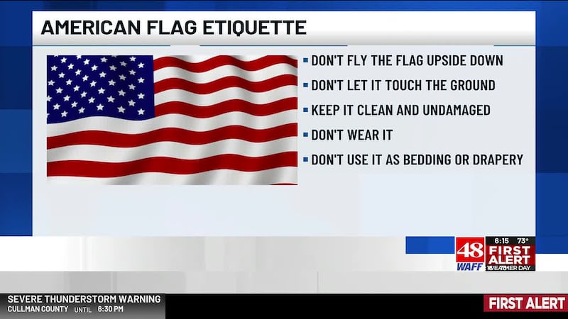 Millions will raise Old Glory this holiday weekend, but are you following proper flag etiquette?