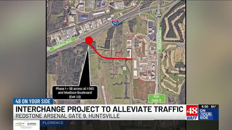 Huntsville city leaders approved a project to build an access road directly to Redstone...